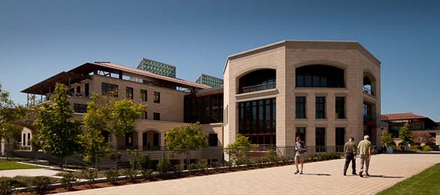 Image of octagonal building at Stanford University